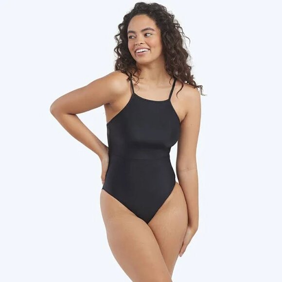 Summersalt The High Neck One Piece Swimsuit in Black size 10 - Picture 2 of 8